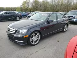 Mercedes-Benz c 250 salvage cars for sale: 2012 Mercedes-Benz C 250