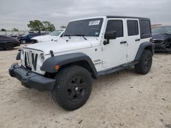 Jeep salvage cars for sale: 2016 Jeep Wrangler Unlimited Sport