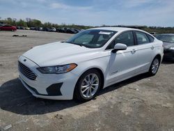 Salvage cars for sale at Cahokia Heights, IL auction: 2019 Ford Fusion SE