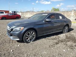 Salvage cars for sale at Homestead, FL auction: 2015 Mercedes-Benz C 300 4matic