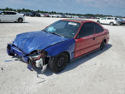 Salvage cars for sale at Arcadia, FL auction: 1998 Honda Civic EX