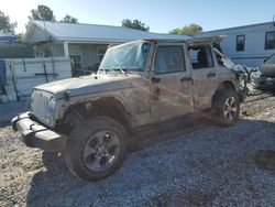 Salvage cars for sale at Prairie Grove, AR auction: 2016 Jeep Wrangler Unlimited Sahara