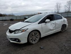 Honda Civic EXL salvage cars for sale: 2013 Honda Civic EXL