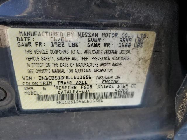 2006 Nissan Sentra 1.8