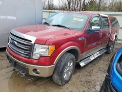 Salvage cars for sale at Pekin, IL auction: 2013 Ford F150 Supercrew