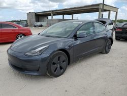Salvage cars for sale at West Palm Beach, FL auction: 2022 Tesla Model 3