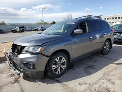 Nissan salvage cars for sale: 2017 Nissan Pathfinder S