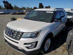 Salvage cars for sale at Martinez, CA auction: 2017 Ford Explorer XLT