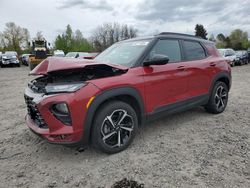 Salvage cars for sale at Portland, OR auction: 2021 Chevrolet Trailblazer RS
