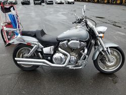 Salvage motorcycles for sale at Brookhaven, NY auction: 2002 Honda VTX1800 C