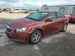 Salvage cars for sale at Kansas City, KS auction: 2012 Chevrolet Cruze LT