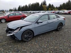 Salvage cars for sale at Graham, WA auction: 2022 Hyundai Elantra SEL