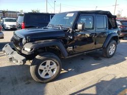 Jeep salvage cars for sale: 2020 Jeep Wrangler Unlimited Sport