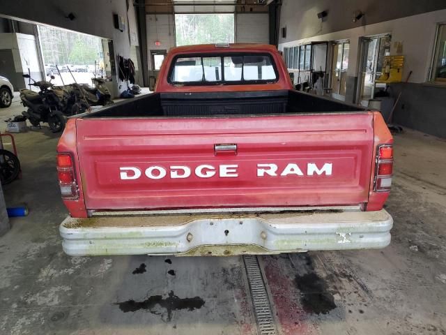 1986 Dodge D-SERIES D150