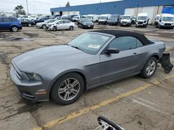 Salvage cars for sale from Copart Woodhaven, MI: 2014 Ford Mustang