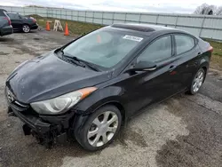 Salvage cars for sale from Copart Mcfarland, WI: 2013 Hyundai Elantra GLS