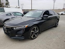 Salvage cars for sale from Copart Rancho Cucamonga, CA: 2020 Honda Accord Sport