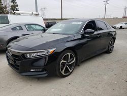 Salvage cars for sale at Rancho Cucamonga, CA auction: 2020 Honda Accord Sport