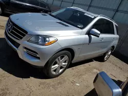 Mercedes-Benz salvage cars for sale: 2012 Mercedes-Benz ML 350 Bluetec