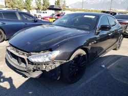Salvage cars for sale from Copart Rancho Cucamonga, CA: 2015 Maserati Ghibli