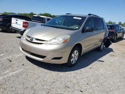 Salvage cars for sale at Bridgeton, MO auction: 2010 Toyota Sienna CE