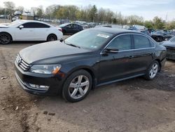 Volkswagen Passat salvage cars for sale: 2015 Volkswagen Passat S