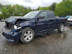 Salvage cars for sale at Austell, GA auction: 2012 Dodge RAM 1500 ST