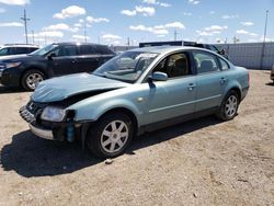 Volkswagen salvage cars for sale: 1999 Volkswagen Passat GLX