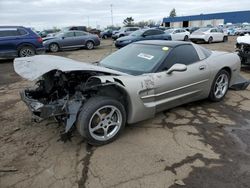Salvage cars for sale from Copart Woodhaven, MI: 2000 Chevrolet Corvette