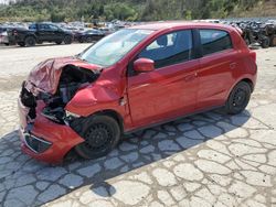 Salvage cars for sale at Hurricane, WV auction: 2019 Mitsubishi Mirage ES