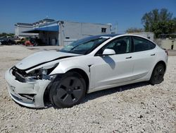 Salvage cars for sale at Opa Locka, FL auction: 2023 Tesla Model 3