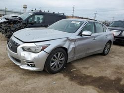 Salvage cars for sale at Chicago Heights, IL auction: 2017 Infiniti Q50 Base