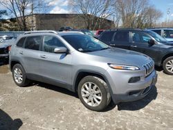 Salvage cars for sale at North Billerica, MA auction: 2016 Jeep Cherokee Limited