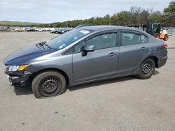 Salvage cars for sale from Copart Brookhaven, NY: 2013 Honda Civic LX