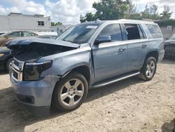 Salvage cars for sale from Copart Opa Locka, FL: 2016 Chevrolet Tahoe C1500 LT