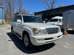 Salvage cars for sale at North Billerica, MA auction: 2005 Lexus LX 470