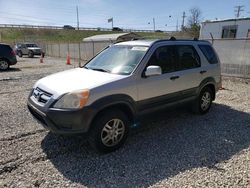 Vehiculos salvage en venta de Copart Northfield, OH: 2002 Honda CR-V EX