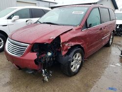 Salvage cars for sale from Copart Pekin, IL: 2012 Chrysler Town & Country Touring