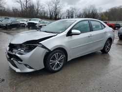 Salvage cars for sale at Ellwood City, PA auction: 2016 Toyota Corolla L