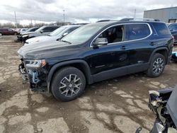 Salvage cars for sale at Woodhaven, MI auction: 2021 GMC Acadia SLE
