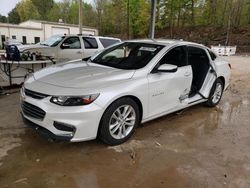 Salvage cars for sale from Copart Hueytown, AL: 2017 Chevrolet Malibu LT