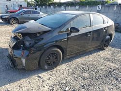 Salvage cars for sale at Opa Locka, FL auction: 2012 Toyota Prius