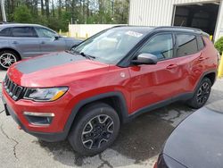 Jeep Compass Trailhawk salvage cars for sale: 2019 Jeep Compass Trailhawk