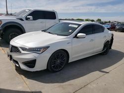 Salvage cars for sale from Copart Grand Prairie, TX: 2020 Acura ILX Premium A-Spec