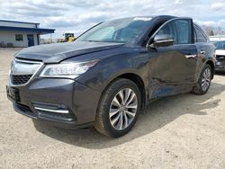 Salvage cars for sale at Mcfarland, WI auction: 2015 Acura MDX Technology