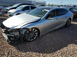Salvage cars for sale from Copart Phoenix, AZ: 2018 Lexus LS 500 Base