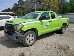 Salvage cars for sale at Savannah, GA auction: 2018 Toyota Tundra Double Cab SR/SR5