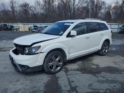 Salvage cars for sale from Copart Albany, NY: 2016 Dodge Journey Crossroad