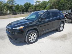 Salvage cars for sale from Copart Fort Pierce, FL: 2017 Jeep Cherokee Latitude