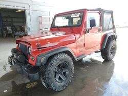 Salvage cars for sale from Copart West Palm Beach, FL: 2000 Jeep Wrangler / TJ Sport